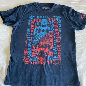 Captain America Civil War theme T-shirt